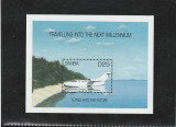 Gambia 2000-Aviatie,Zbor in viitor,Colita dant.,MNH,Mi.Bl.503, Nestampilat