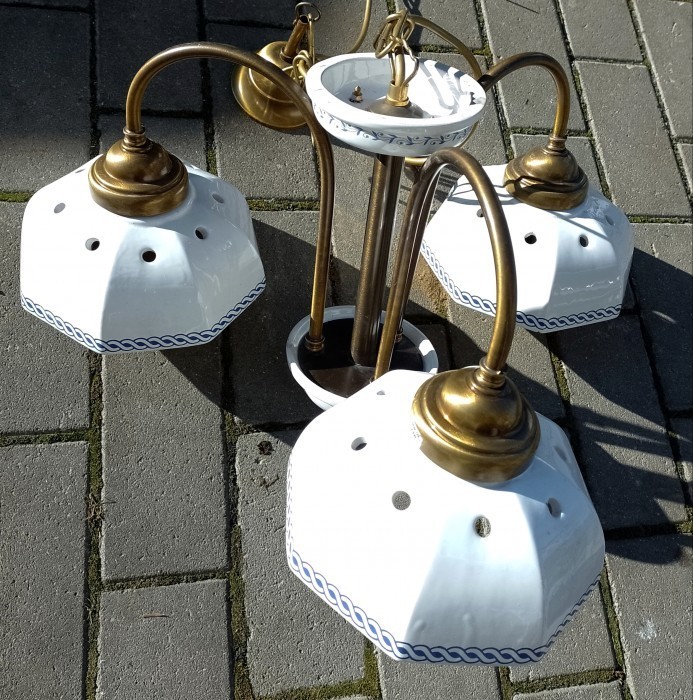 Candelabru antic cu 3 brațe