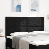 vidaXL Tăblie cu Design cu Blocuri de Diamante Neagră 180 cm Fabricată