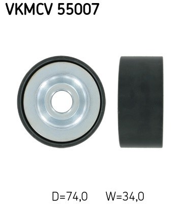 SKF VKMCV 55007 Rola ghidare/conducere, curea transmisie