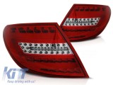 Set de stopuri LED de tuning potrivit pentru Mercedes C-Class W204 2007-2010 sedan, stanga si dreapta Performance AutoTuning