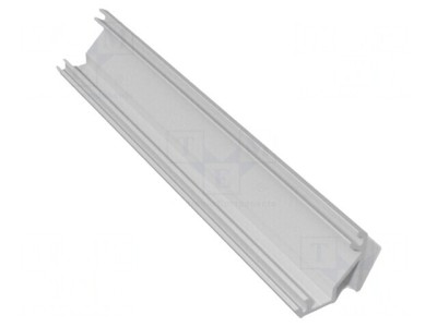 Profil Aluminiu &amp;icirc;n Unghi pentru Module LED 1m Argintiu foto