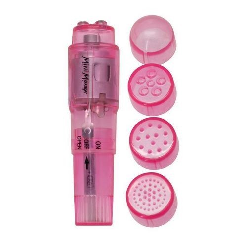 Stimulare clitoris - Toyz4Lovers Patru Surprize Mini Masator Vibrator de Buzunar Roz Stimulator Compact Vibratii Puternice