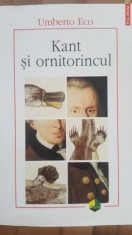 Kant si ornitorincul- Umberto Eco foto