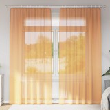 VidaXL Perdele Voile cu Bucle 2 buc Portocaliu 140x245 cm