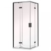 Cabină de duș pătrată Murano cu două uși, fără cădiță de duș, cu strat de acoperire Easy Clean