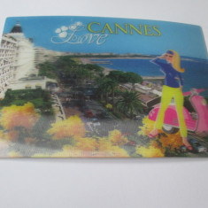 Carte postala necirculata 3D Collection Cannes-Coasta de Azur