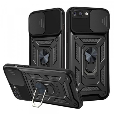 Husa pentru Apple iPhone 8 Plus / 7 Plus, Techsuit, CamShield, Neagra foto