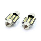Bec LED Sofit 31mm CANBus 12V 2W Alb 6000K Plafoniera Numar Inmatriculare Carguard (Set 2 buc)