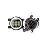 Set 2 Proiectoare LED 30W, 6500 lm cu angel eyes lumina alb rece si galben