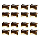 BZRSH Set 16 Lampi Solare Trepte si Gard - 5W, LED Alb Cald, IP65, 8 4,5 4,4 cm