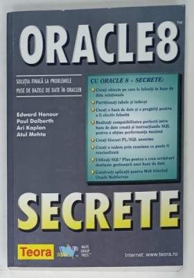 ORACLE 8 , SECRETE de EDWARD HONOUR ...ATUL MEHTA , 1999 foto