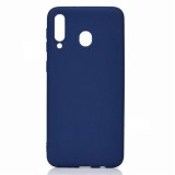 Husa Silicon Samsung A40 a405 Matte Blue