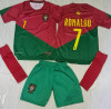 ECHIPAMENTE COMPLETE FOTBAL COPII 10/14 ANI,RONALDO-PORTUGALIA,MODEL NOU, YXL, YXXL