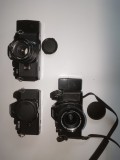 Lot 3 aparate foto SRL Rewue cu acesorii