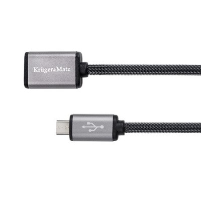 CABLU PRELUNGITOR USB-MICRO USB 1M KRUGER&amp;amp;MAT - KM0332 foto