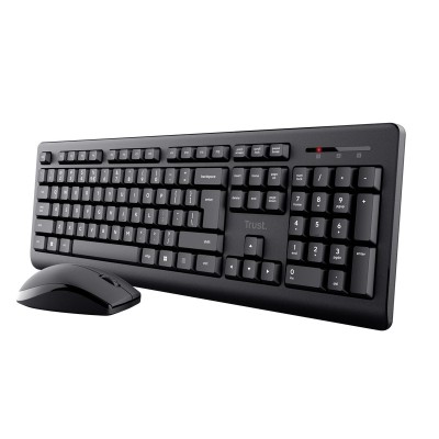 Kit Trust Primo tastatura standard, mouse wireless optic, rezoltie maxima foto