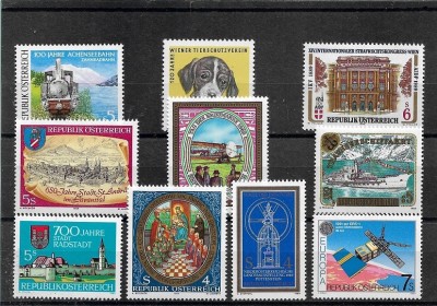 C5801- Austria -- lot stampilate MNH foto