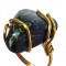 Inel talisman cu piatra naturala de Jasp verde, pietra semipretioasa, 5.3 cm