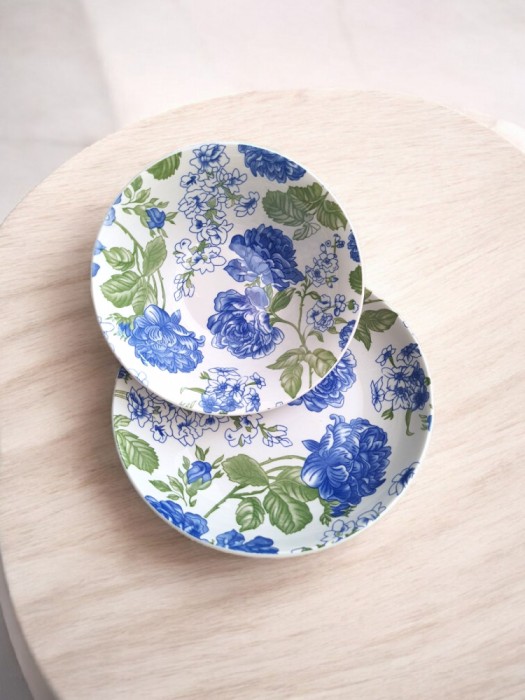 Set vesela model flori pentru 6 persoane