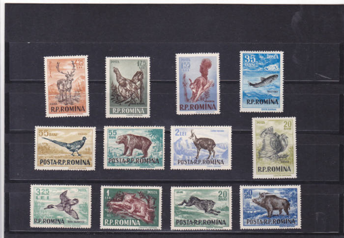 ROMANIA 1956 - VANATOAREA (DANTELAT), MNH - LP 404