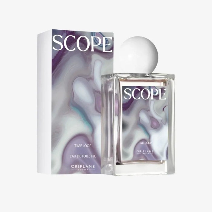 Apa de toaleta Oriflame Scope Time Loop 50 ml , parfum dulce-aquatic floral pentru femei