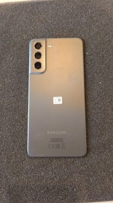 Capac Original Samsung Galaxy S21 FE cu Geam Camera (SH) NEGRU foto
