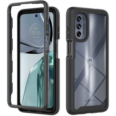 Husa pentru Motorola Moto G62 5G + Folie, Techsuit Defense360 Pro, Negru foto