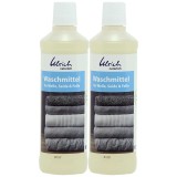 Detergent l&acirc;nă și mătase, 2 x 500 ml, detergent rufe delicate, cu lanolină
