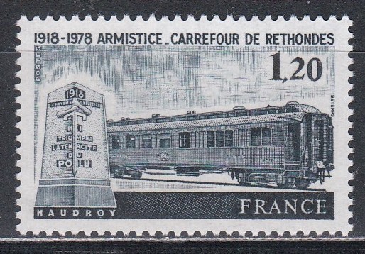 Franta 1978 - A 60-a aniversare a Armistițiului, MNH