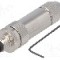 Conector M8, 3 pini, clasa etanseitate IP67, TE Connectivity - T4011019031-000