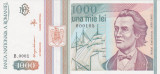ROMANIA 1000 lei 1993 UNC