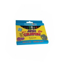 Creioane colorate cerate 12 culori COLORARTE TY-0120A Jumbo foto