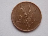 10 KURUS 1971 TURCIA-COMEMORATIVA, Europa