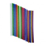 Baton cu sclipici din silicon,lipire la cald, 7mmx20cm,20 bucati set,diverse culori