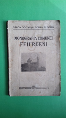 Cluj Monografie / Monografia Comunei Feiurdeni 1939 foto