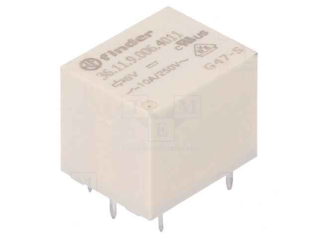 Releu Electromagnetic SPDT 6VDC 15A 10A 250VAC PCB