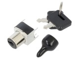 Comutator cu cheie NKK SWITCHES SK14DG13, 3 poziții, stabil la temperaturi -25&divide;70&deg;C