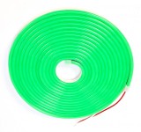 Banda led flexibila tip neon, alimentare 12V, lumina verde, lungime 5 m, XLA-18A059, Oem