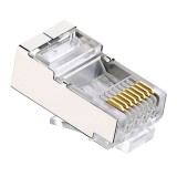 MUFA RJ45 8P8C CAT 6E ECRANATA PASS THROUGH EuroGoods Quality