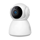 Baby monitor ZYTEQ&reg;️ camera wireless, video/audio, vedere nocturna, sunet bidirectional, miscare, TF/cloud, panoramare, fixare usoara, alb