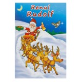 Carte de Craciun cu Povestea lui Rudolf pentru Copii, Cartonata, Ilustratii Multicolor, CMCLASS