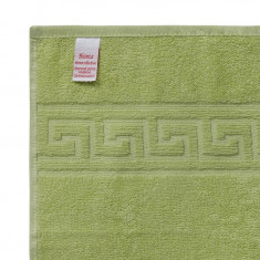 Prosop de baie Bianca Cu Model Grecesc verde 70&#215;140 cm