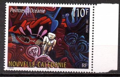 NOUA CALEDONIE 2001, Arta, Pictura, serie neuzată, MNH foto
