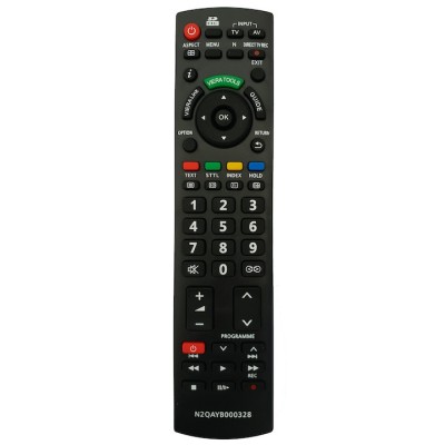 Telecomanda pentru LED smart Panasonic N2QAYB000328 , neagra cu functiile telecomenzii originale foto