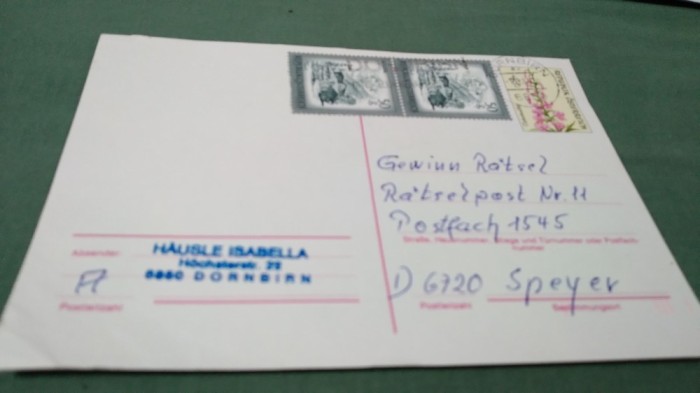 CARTE POSTALA AUSTRIA -CIRCULATA