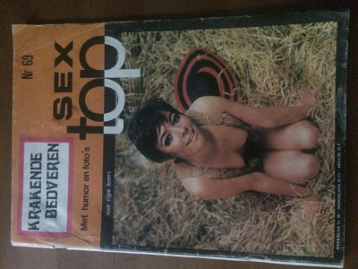 Sex Top nr. 69 magazin revista vintage ilustrata foto poster holland belgia 1975 foto