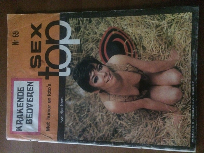 Sex Top nr. 69 magazin revista vintage ilustrata foto poster holland belgia 1975