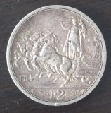 Moneda Italia - 2 Lire 1914 - Argint