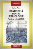 Statistica pentru Psihologie, Marian Popa, 2008, Polirom, Manual Facultate, SPSS